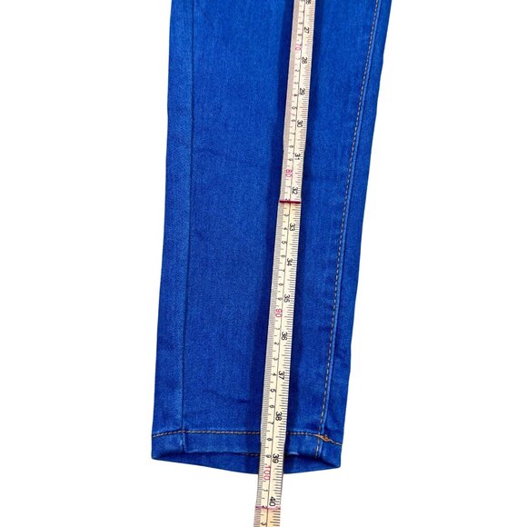 Womens Wax Jean "Butt I Love You" Blue Skinny Jeans Size 11 - Picture 4 of 14